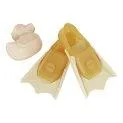 Baby Duck Shaped Fins + sand shaper light yellow - Bathing essentials for your baby and you | Stadtlandkind