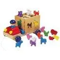 Spielba Lastwagen mit Tieren+Sortierspiel - Babyspielzeug besonders für unsere Kleinsten | Stadtlandkind