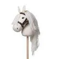 Hobby horse - white - Cuddly animals & dolls are the best friends of the little ones | Stadtlandkind