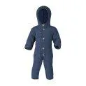 Baby Overall Merino, blue melange - Rompers and overalls in various colors and shapes | Stadtlandkind