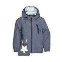 Travelino children rain jacket dress blue mélange - A jacket for every season for your baby | Stadtlandkind