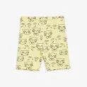 Shorts Bike Cathlethes Yellow - Pants for your kids for every occasion - whether short, long, denim or organic cotton | Stadtlandkind