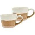 Villa Collection Universal Cup Evig, 2 pieces, Brown/Crème - Glasses and cups for every taste | Stadtlandkind