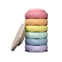 Stapelstein Rainbow pastel + Board confetti pastel_ - Train your balance with balance boards and wobbles | Stadtlandkind