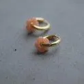 Hoop Flower rose earrings - Great jewelry for adults | Stadtlandkind