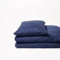 CASABLANCA cushion cover midnight blue 65x65 cm - Beautiful items for the bedroom | Stadtlandkind