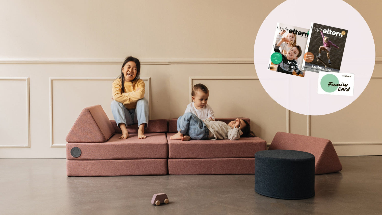 Frühlingsverlosung: Wonderwuzz Spielsofa und Jahresabo wir eltern gewinnen