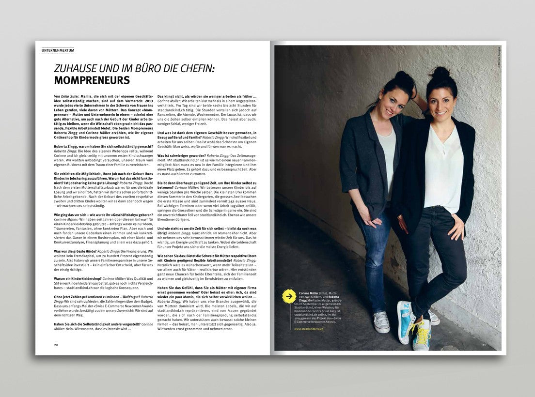 Zuhause und im Büro die Chefin: Mompreneurs