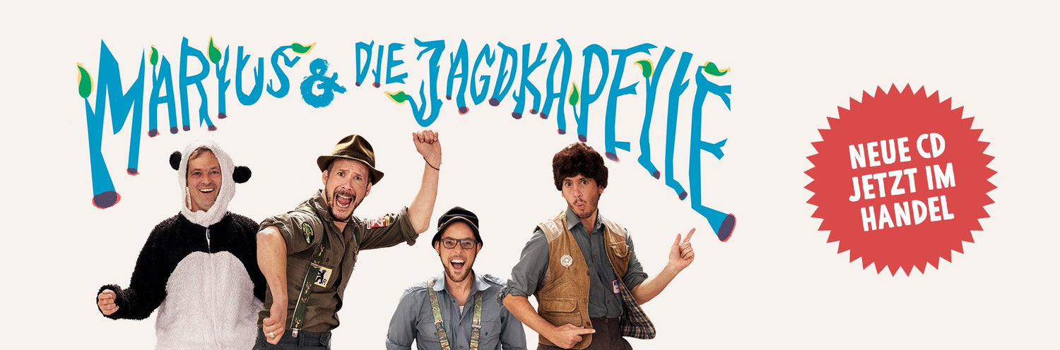 Neue CD! Marius & die Jagdkapelle spielt Hirschnauzdisco