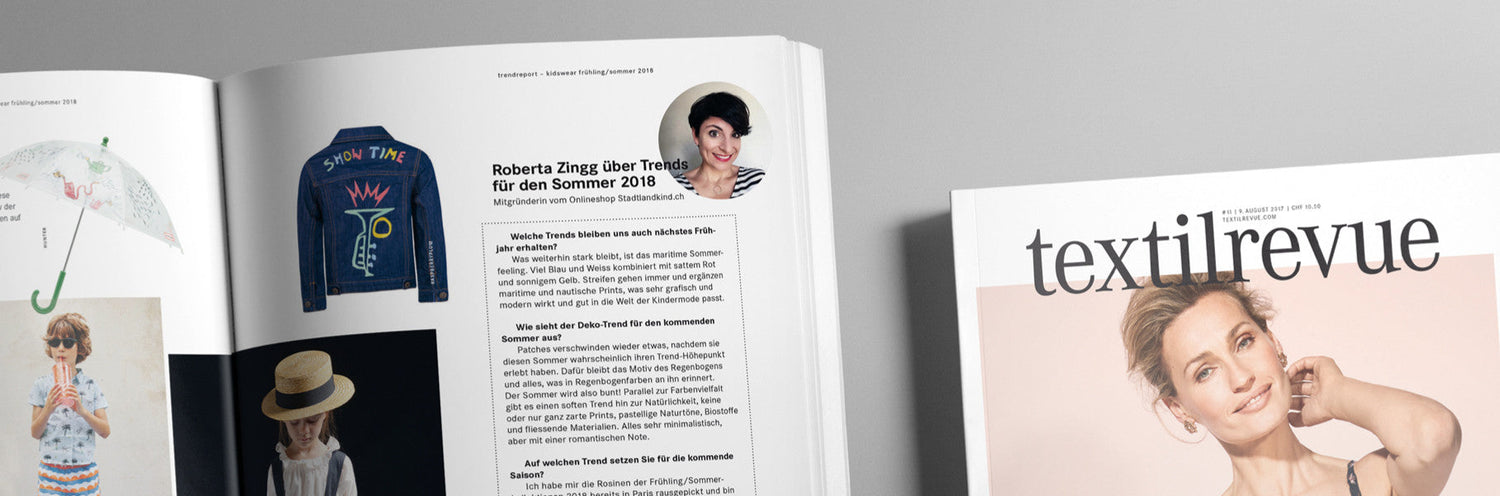 Textilrevue: Roberta über Trends für den Sommer 2018