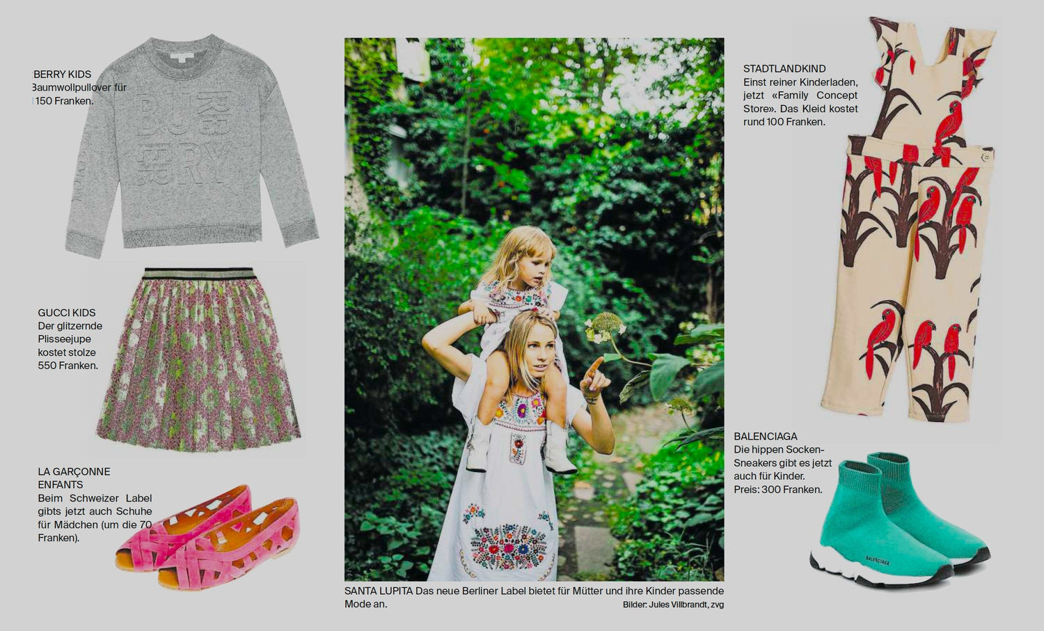 Mode auf Augenhöhe. Faire Mode für Kinder und Erwachsene.