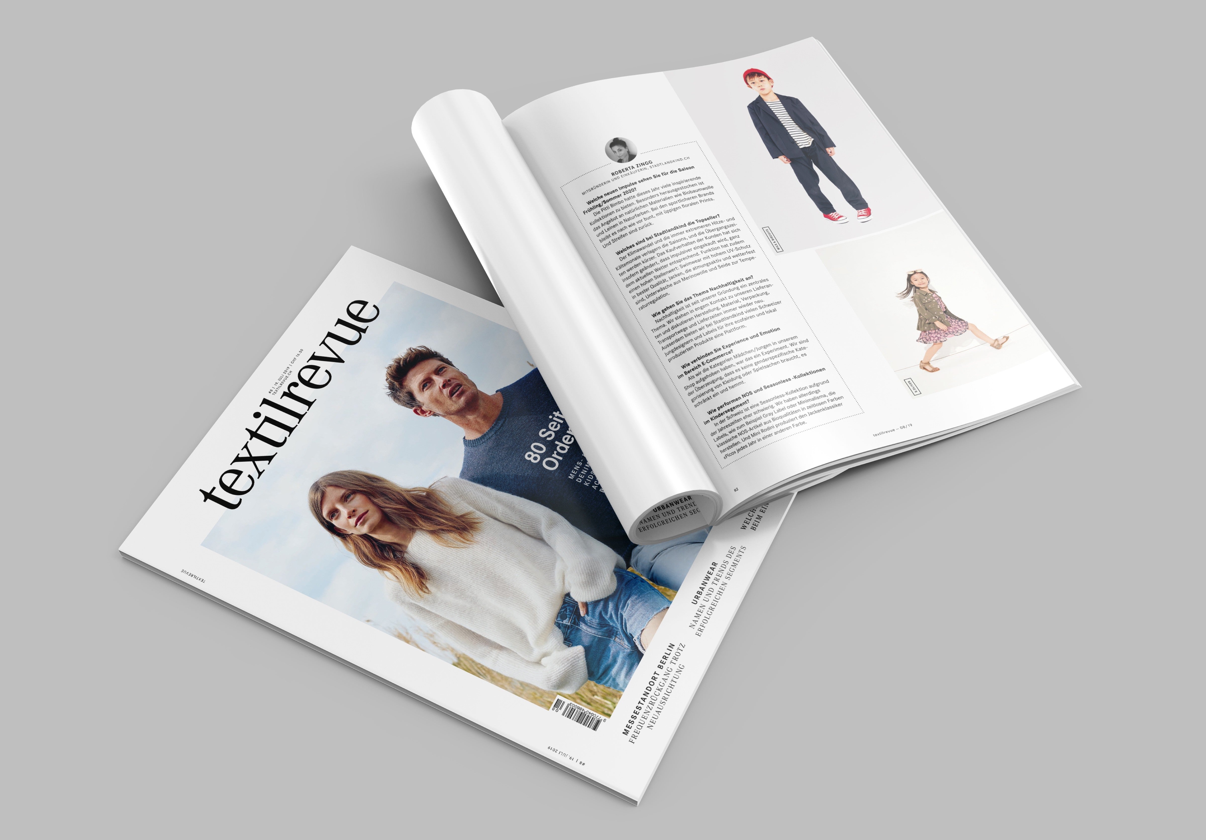 Unsere Einkäuferin im Interview mit der Textilrevue