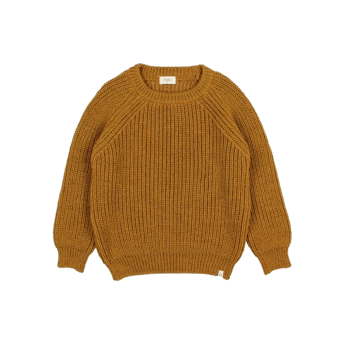Pull en maille Soft Ocre