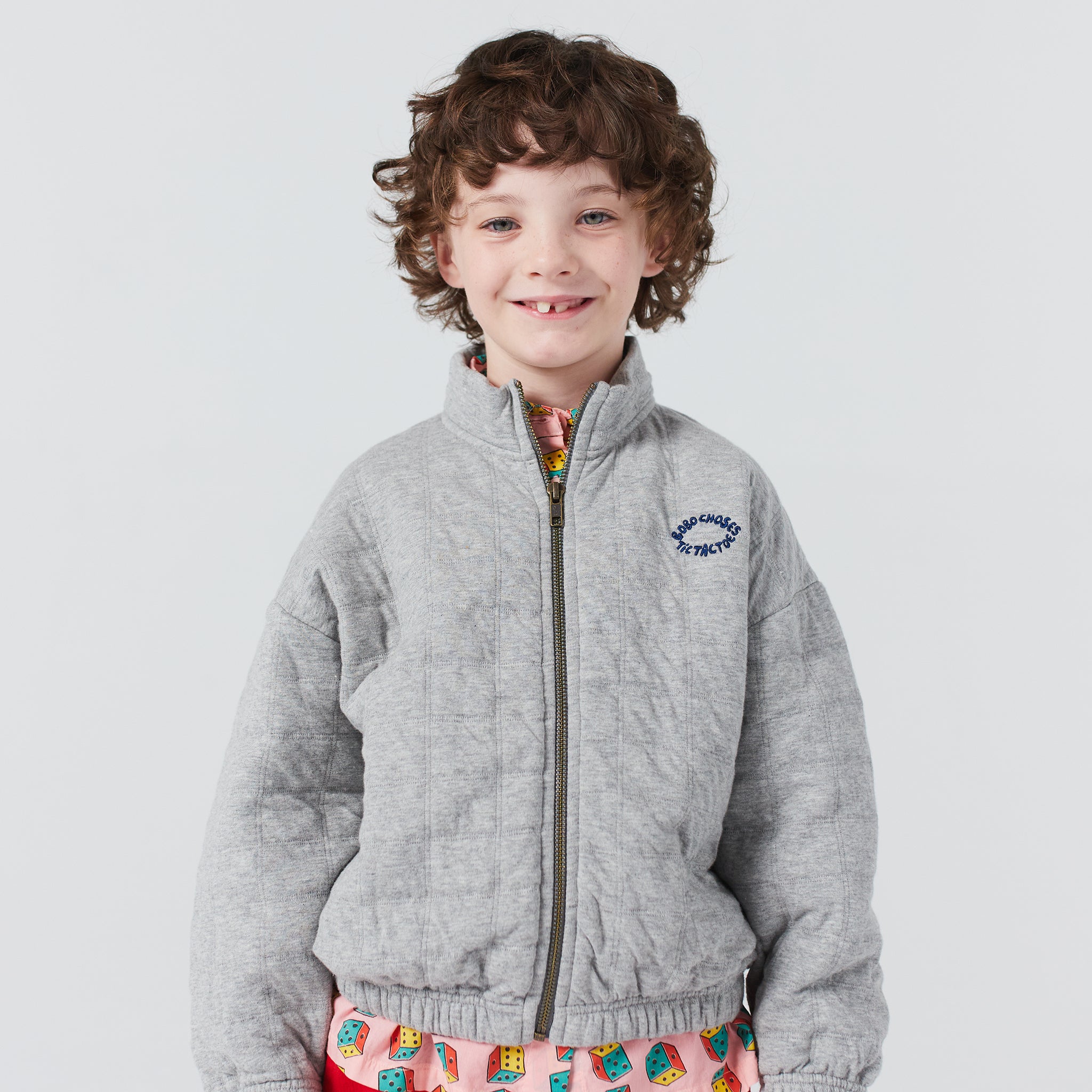 Veste matelassée Tic Tac Toe Heather Grey