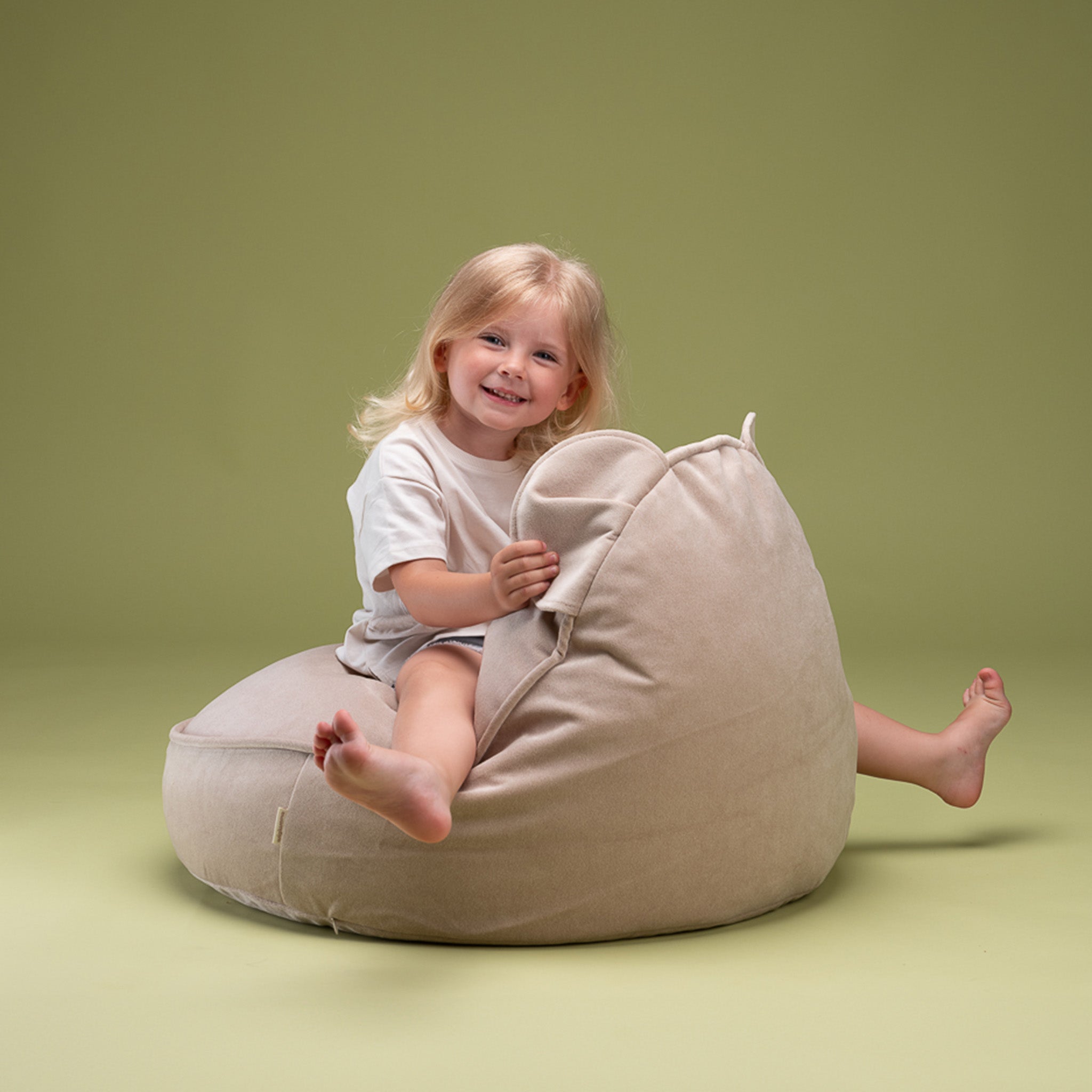 Wigiwama Bear Beanbag Dusty Beige