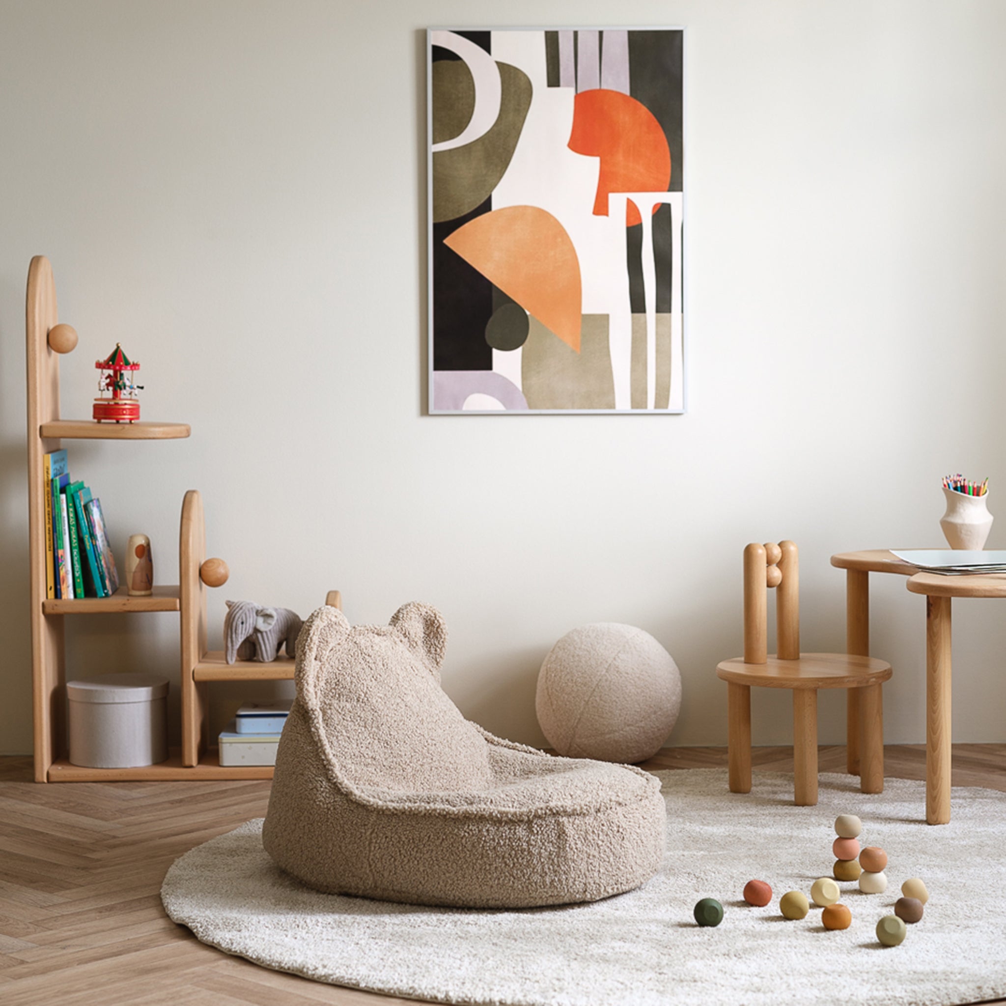 Wigiwama Bear Beanbag Biscuit