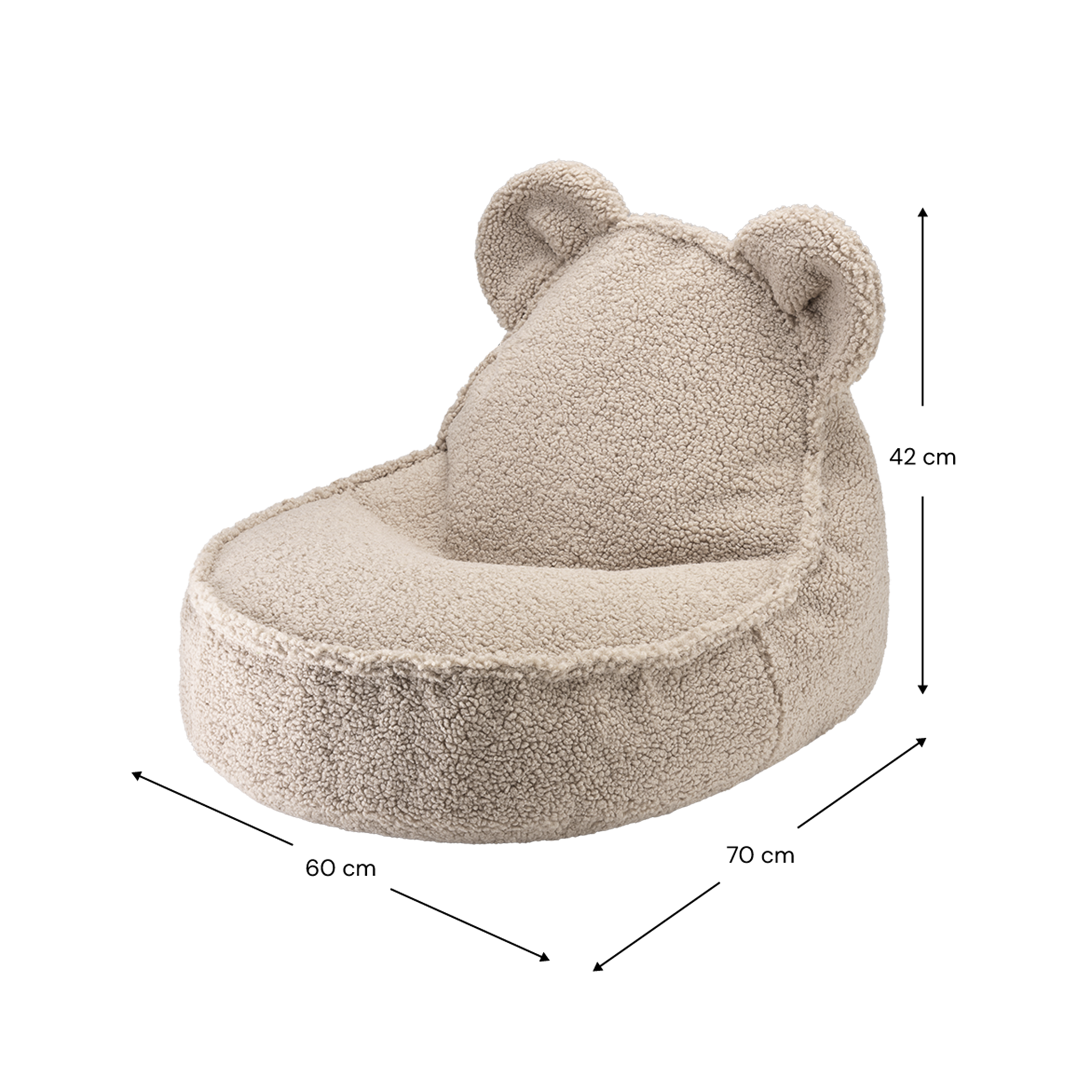 Wigiwama Bear Beanbag Biscuit