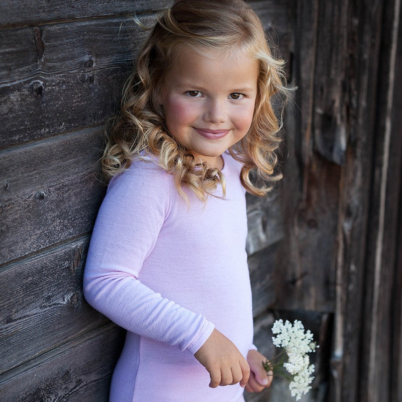 Longsleeve ATTELAS Merino Powder Pink