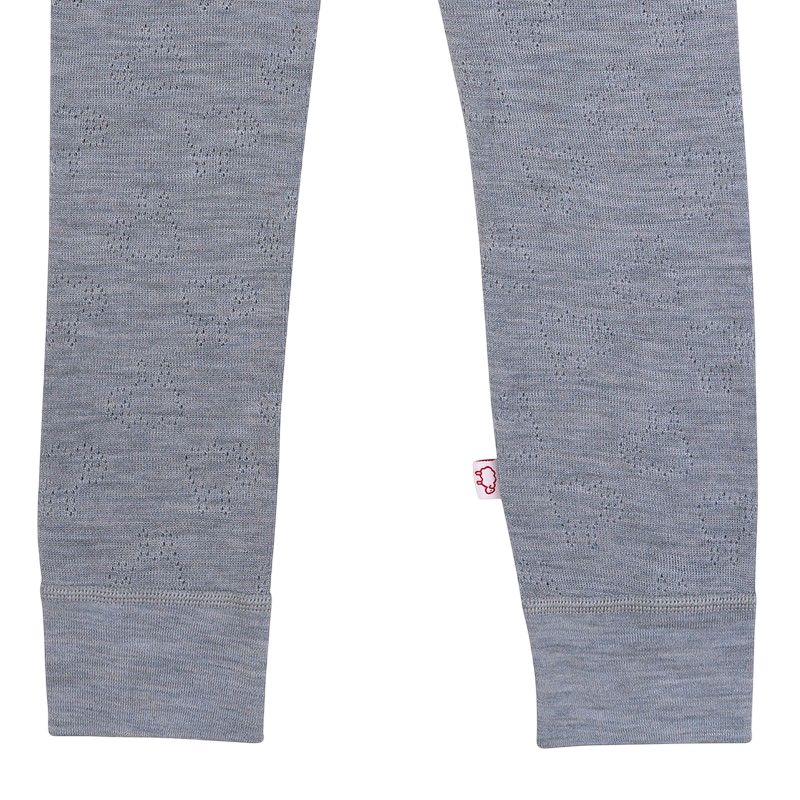 Leggings ATTELAS Merino gris platine