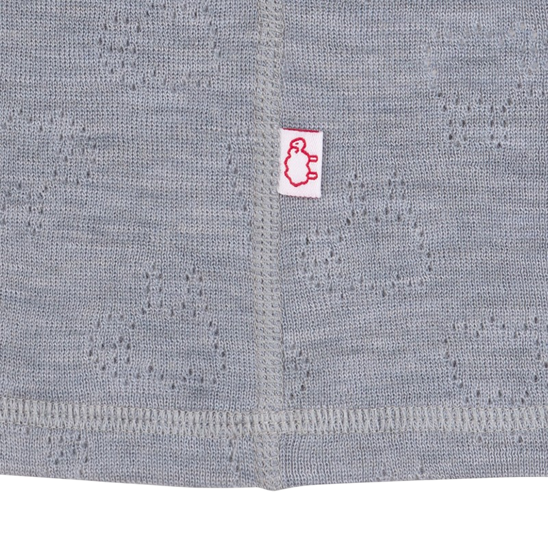 Neckwarmer Merino GENTIANES Platinum Grey