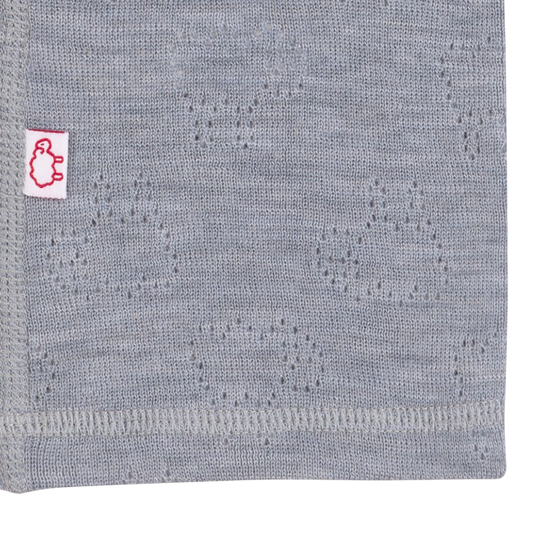 Neckwarmer Merino GENTIANES Platinum Grey