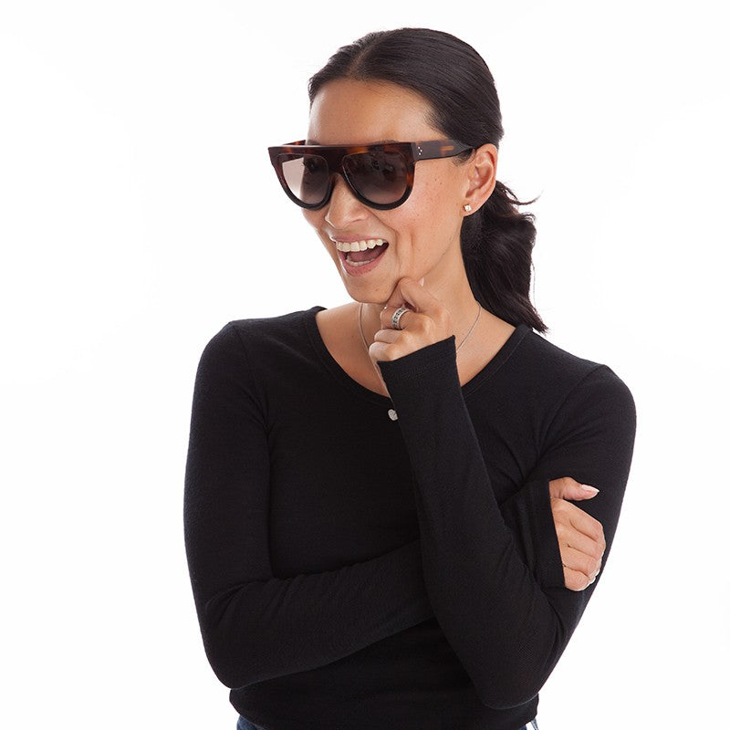 Women's long-sleeved shirt Merino TORTIN Black