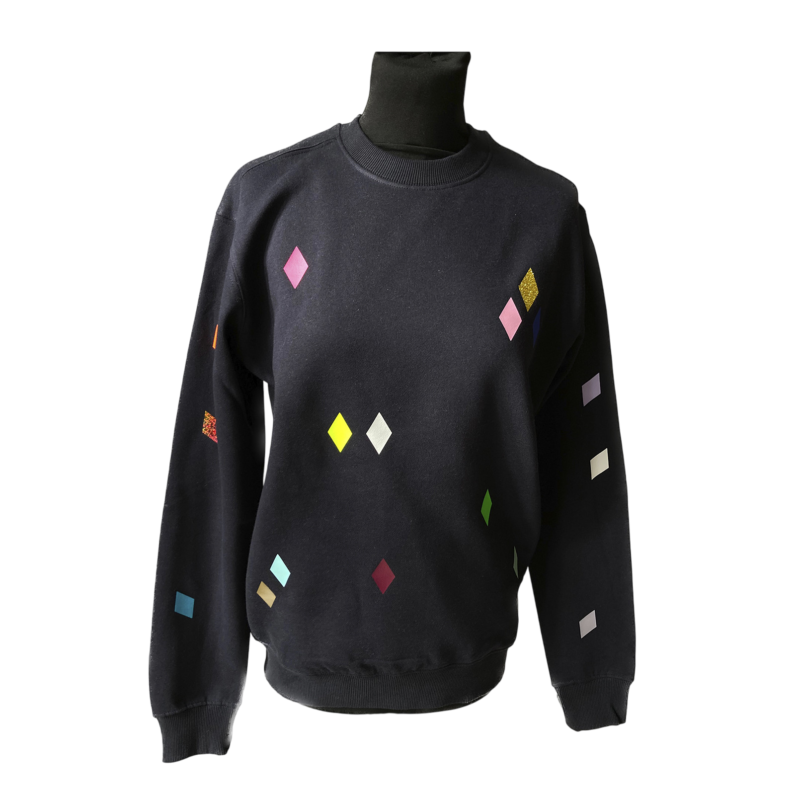 Sweatshirt Diamonds Navy