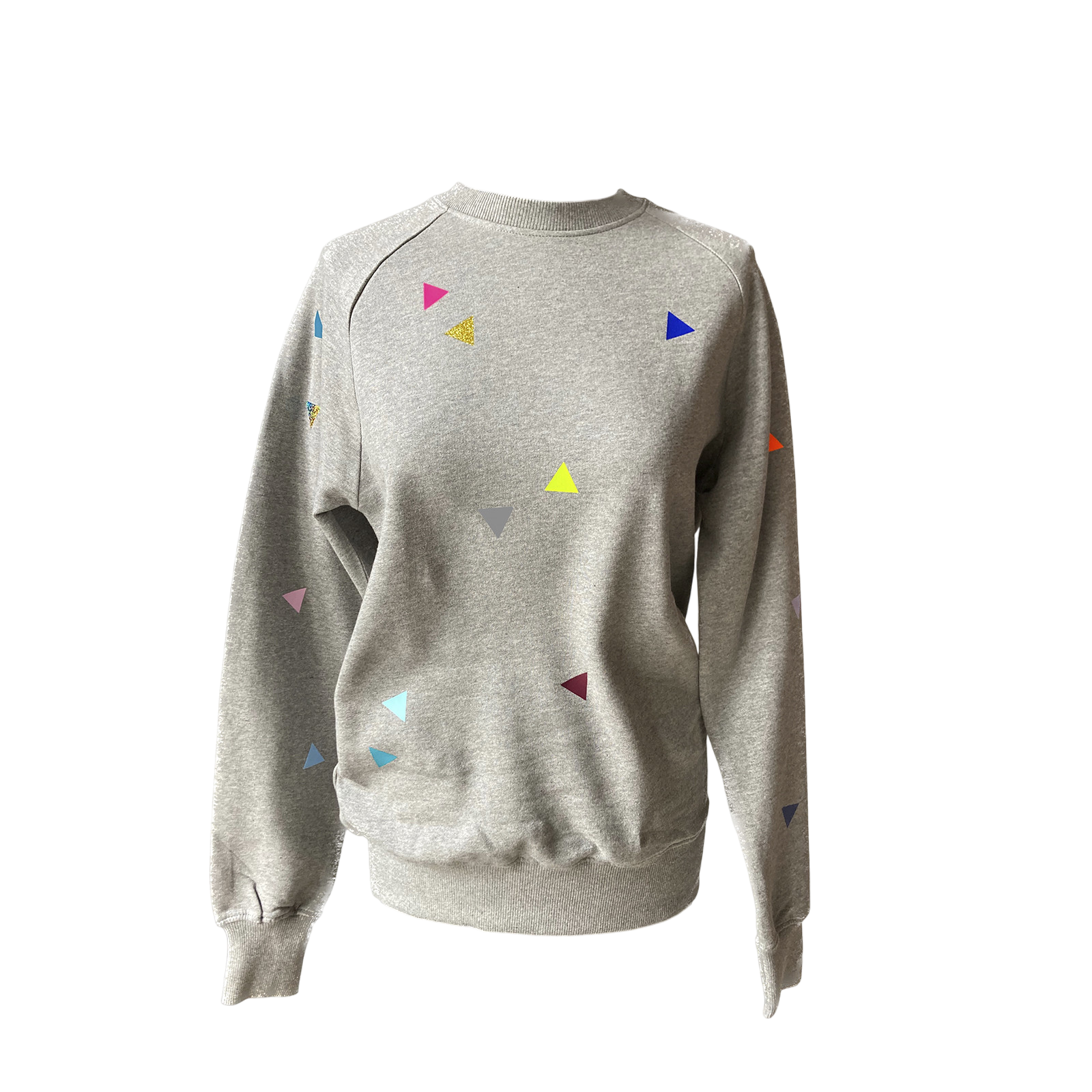 Sweat-shirt Triangles Grey pour adultes