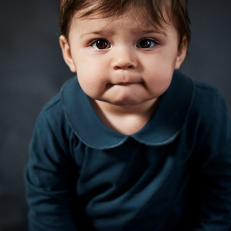 Baby Shirt Blue Grey