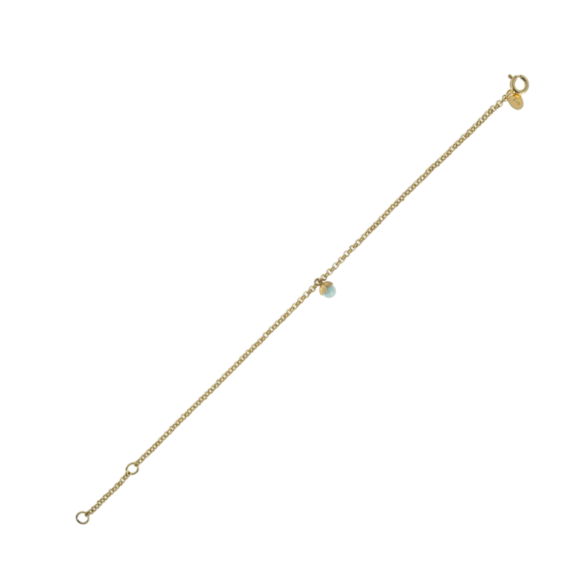 Bracelet pea gold-plated child