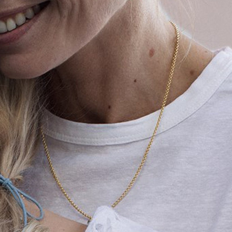 Collier Erbs doré mère