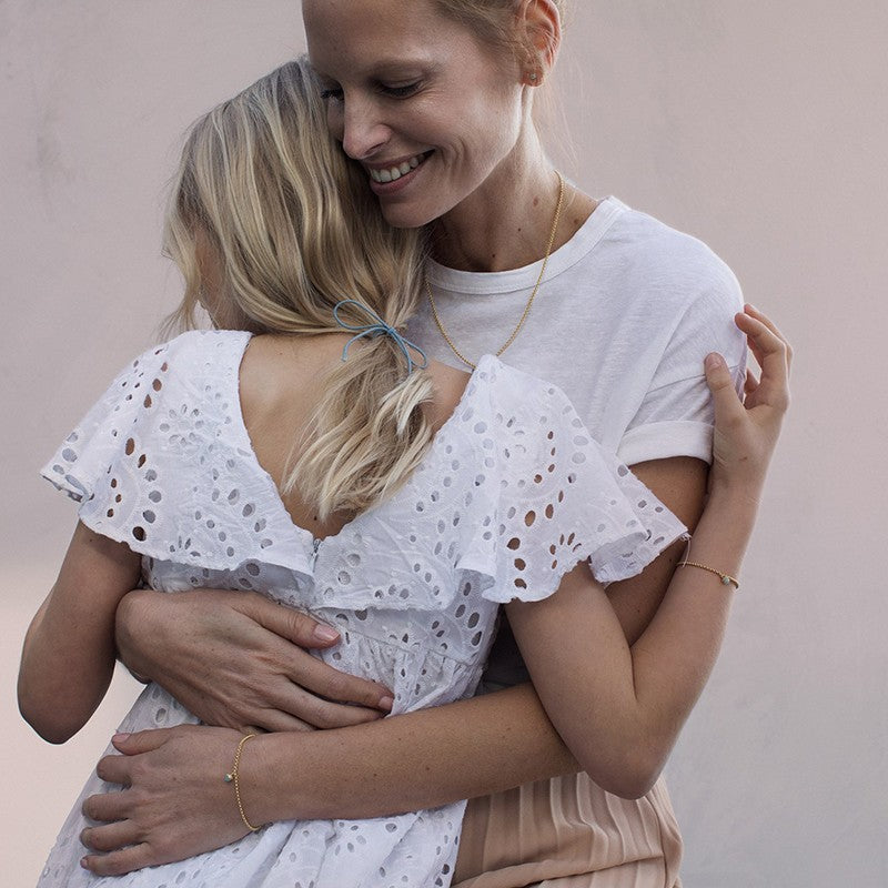 Collier Erbs doré mère