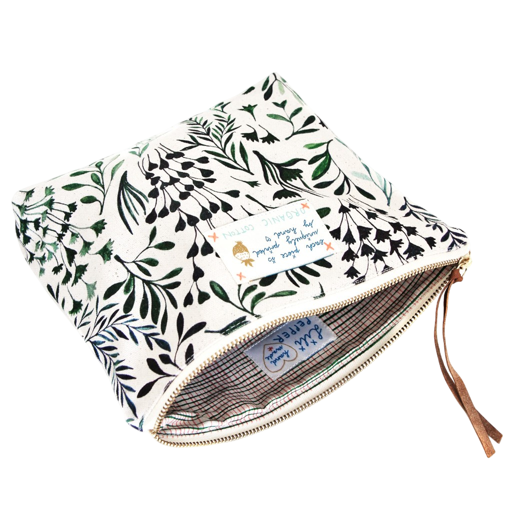Pouch "My Green Leaves" Big