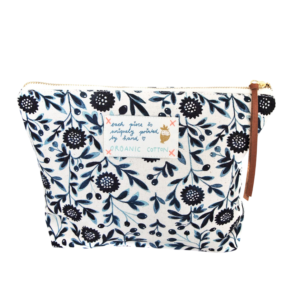 Pouch "My Blue Flowers" Small