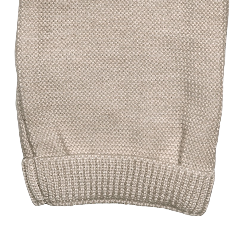 Trägerhose Merinowolle beige-mélange