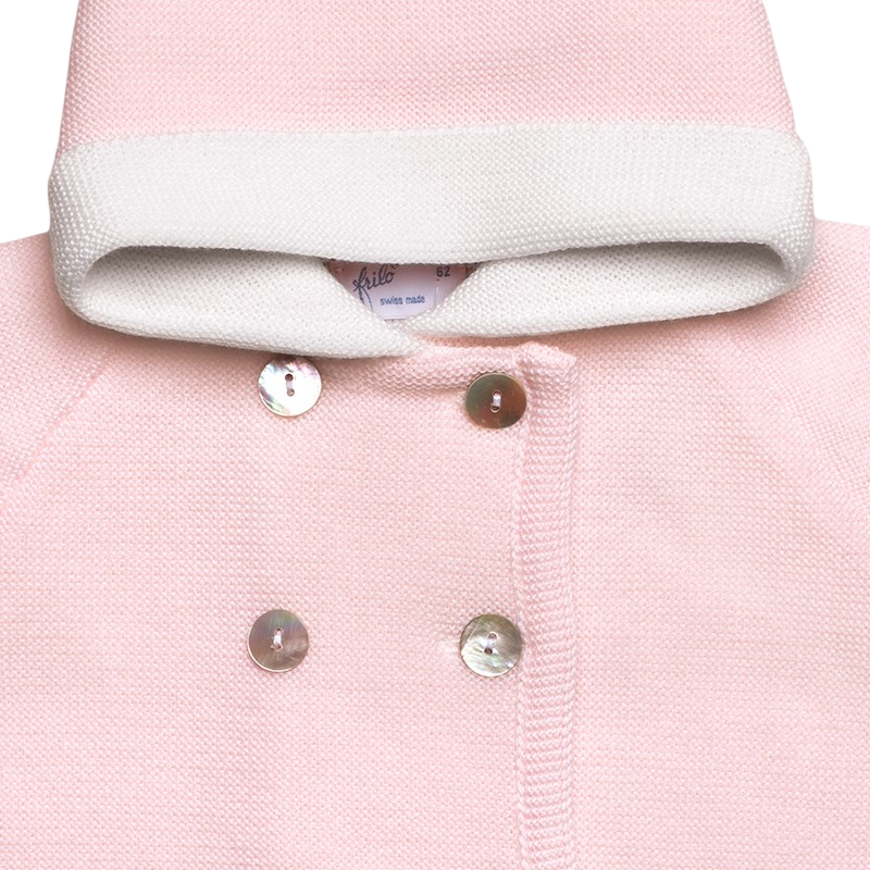 Mantel Merinowolle rosa