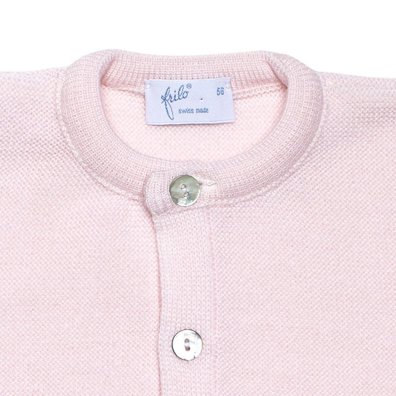 Baby jacket merino wool pink