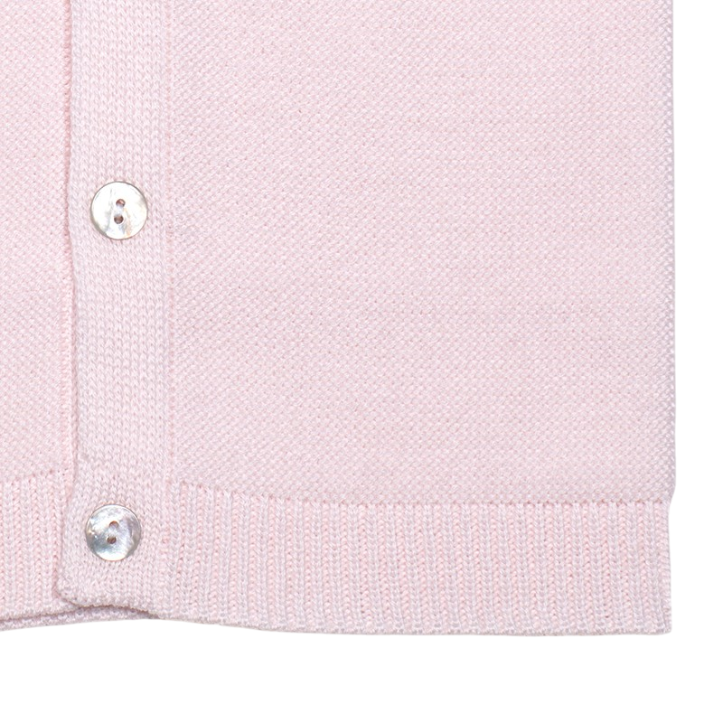 Baby jacket merino wool pink