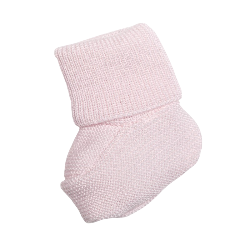 Babyschuhe Merinowolle rosa
