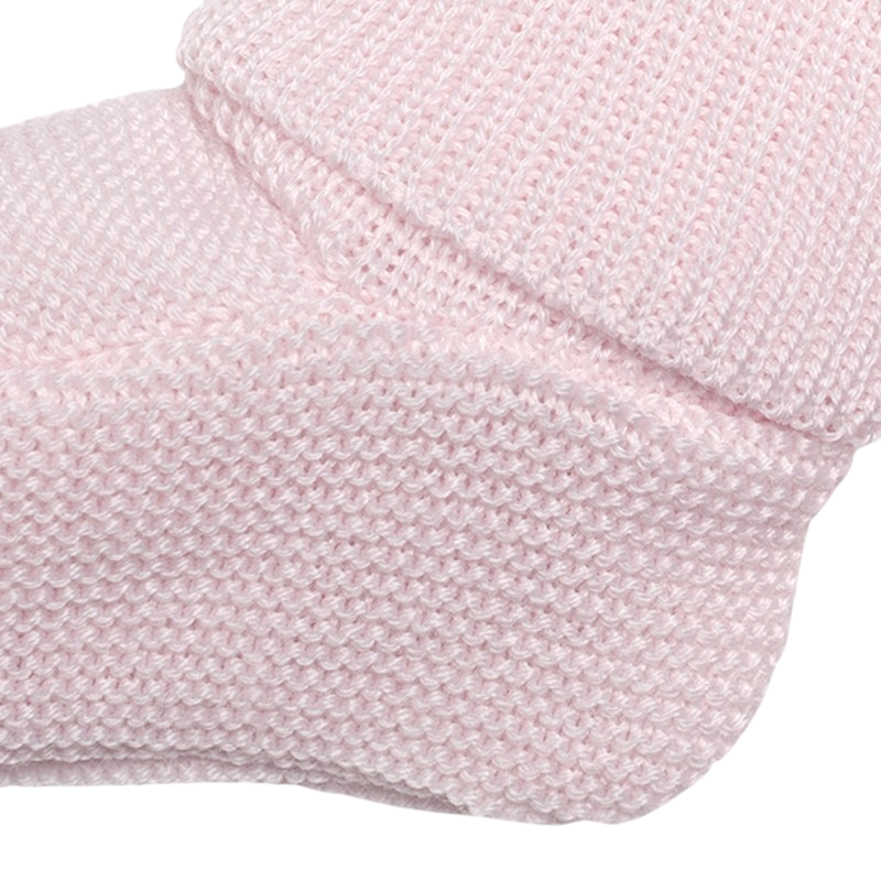Babyschuhe Merinowolle rosa