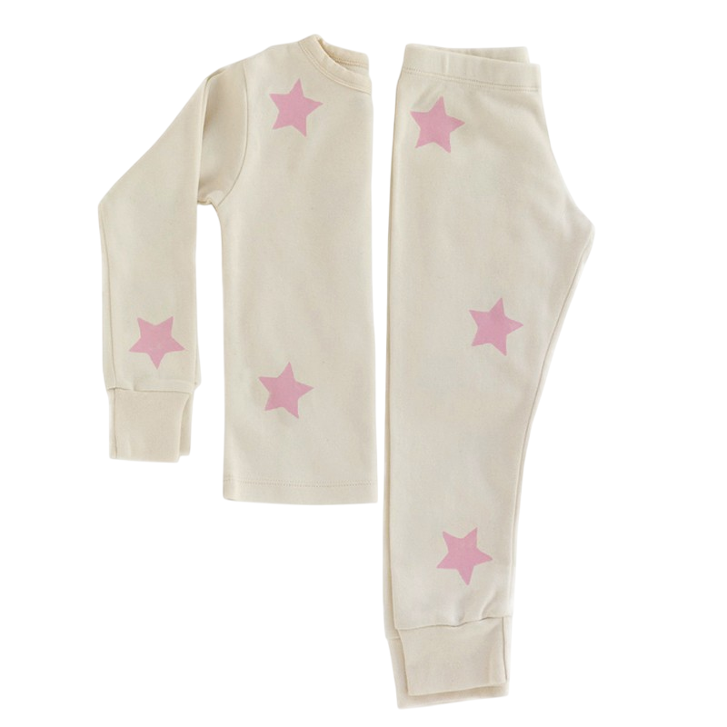 Pyjama Sternen Rosé