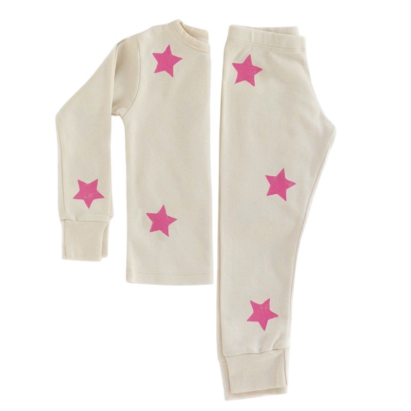 Pyjama Sternen Pink