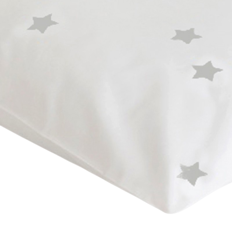 Pillowcase 30 x 40 stars gray