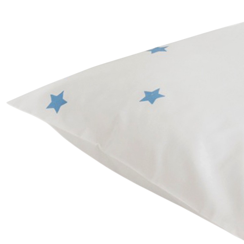 Pillowcase 50 x 70 stars blue