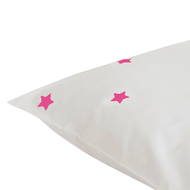 Pillowcase 65 x 100 stars pink