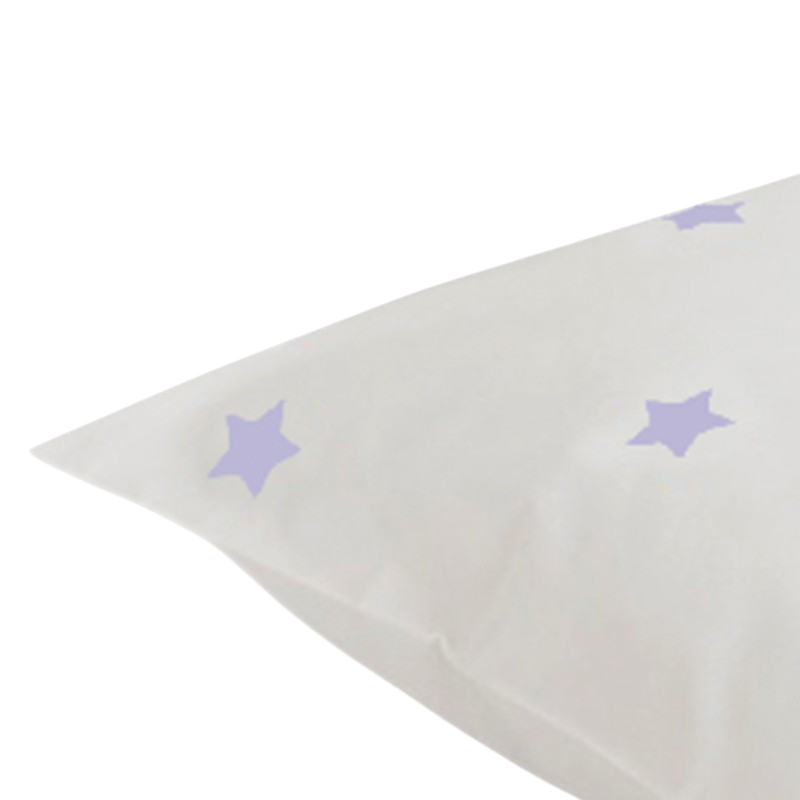 Pillowcase 65 x 100 stars purple