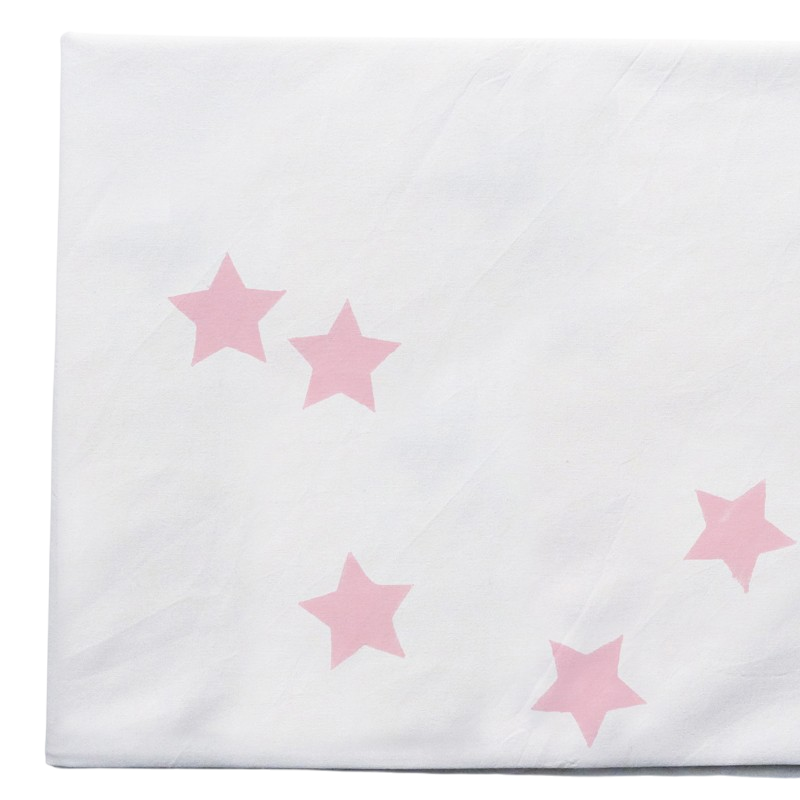 Comforter cover 135 x 200 stars rosé