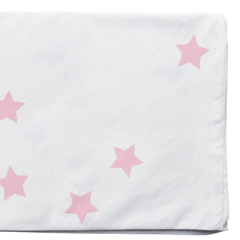 Comforter cover 135 x 200 stars rosé