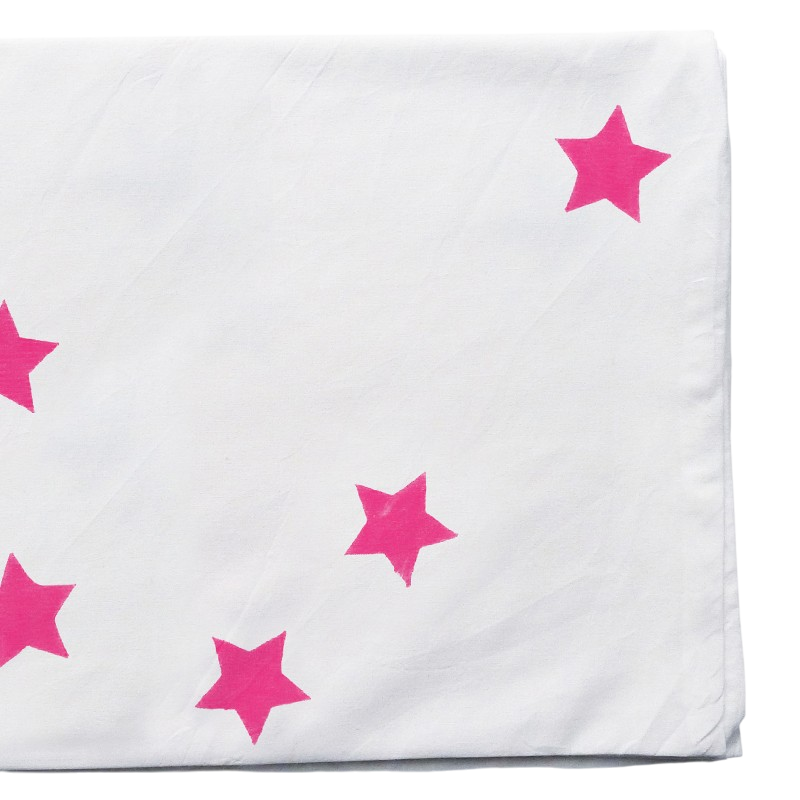 Comforter cover 135 x 200 stars pink