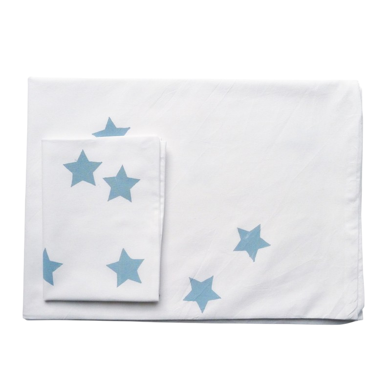 Comforter cover 160 x 210 stars blue